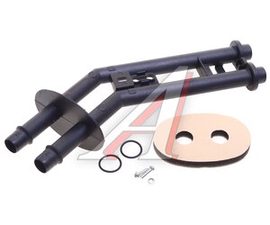 Патрубок PEUGEOT 307 (00-10) CITROEN C4 (04-) отопителя комплект (с кольцами) PATRON PH2552, 6448.N9