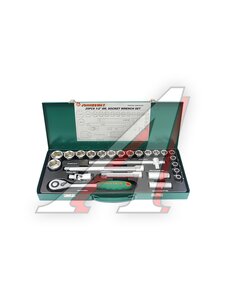 Набор головок торцевых 1/2" 10-32мм 25 предметов JONNESWAY S04H4125S