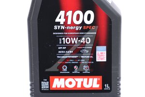 Масло моторное MOTUL 4100 SYN-NERGY SPEC 10W40 п/синт.1л 113909, MOTUL 10W40/108644/111693/109462/112933/108645/113214/113909/113911
