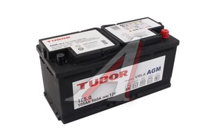 Аккумулятор TUBOR AGM 105А/ч обратная полярность 4610082704015, 6СТ105(0)