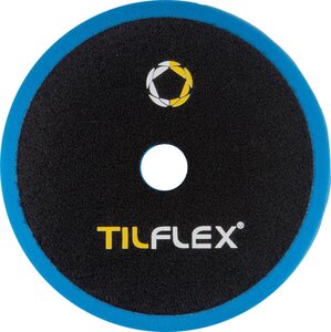 Круг полировальный на липучке с отверстием рефленый 150х25мм голубой TILFLEX TL73