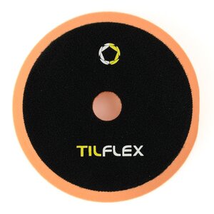 Круг полировальный на липучке с отверстием 150х25мм оранжевый TILFLEX TL57
