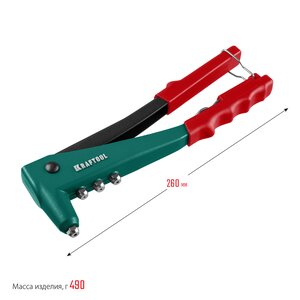 Заклепочник (заклепки 2.4-4.8мм) литой KRAFTOOL 31170-H6_z01