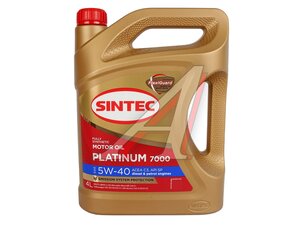 Масло моторное SINTEC Platinum 7000 C3/SP 5W40 синт.4л 963360