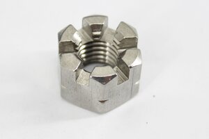 Гайка М10х1.5 корончатая нерж.А2 DIN935 нерж.