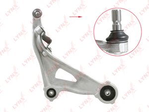 Рычаг подвески NISSAN Pathfinder (R52R) (14-) (2.5/3.5) передней правый LYNX B5163R, 54500-3JA0B