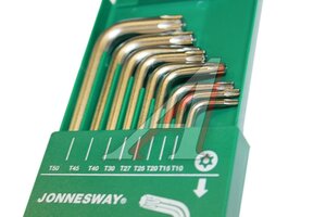 Набор ключей TORX T10-T50 9 предметов JONNESWAY H08MTP09S