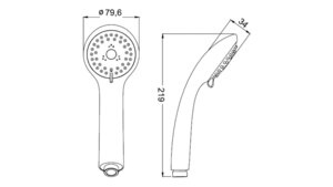 Лейка для душа 3F IDDIS A11031