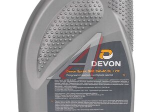 Масло моторное DEVON SPRINT 5W40 1л 338661617, DEVON 5W40