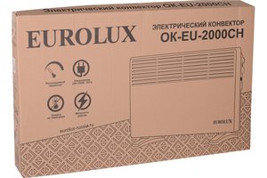 Конвектор 2.00кВт (20кв.м) напольный/настенный белый EUROLUX 67/4/33