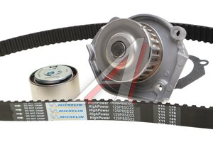 Комплект ГРМ FIAT Doblo,Grande Punto,Panda с роликом и водяным насосом MICHELIN FMW10627