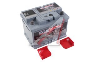 Аккумулятор MACPOWER 60А/ч обратная полярность,низкий 6СТ60(0)