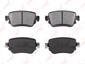 Колодки тормозные SKODA Octavia (12-) задние (4шт.) LYNX BD8044, GDB2042, 5Q0698451L