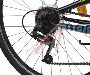 Велосипед 26" 18-ск. двухподвесный бежево-черный ALTAIR MTB FS 26 1.0, RBKT1F16E007, 185