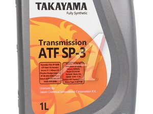 Масло трансмиссионное TAKAYAMA DEXTRON VI ATF SP-3 1л 605669, TAKAYAMA ATF SP-3