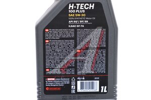 Масло моторное MOTUL H-TECH 100 PLUS 5W30 SP синт.1л 114514, MOTUL SAE5W30/108212/108213/108214/113498/112141/112472/112142/112474/112356/113497/113496/114514