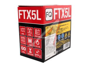 Аккумулятор FQ MOTO AGM 4А/ч 6СТ4 FTX5L-BS