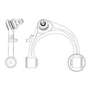 Сайлентблок KIA Bongo 3 (06-) рычага переднего верхнего CTR GV0195, CVKK-79, 54449-4E000
