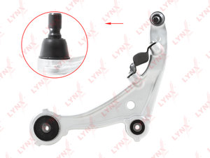 Рычаг подвески NISSAN Teana (08-13) передней нижний левый LYNX C5471L, 54501-JN00B