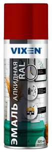 Краска темно-красная аэрозоль 520мл VIXEN VX-13011