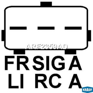 Регулятор FORD Focus (98-) напряжения генератора KRAUF ARF2359AD, TT31319, XW4U10C359AB
