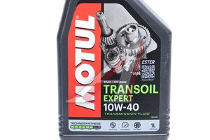 Масло трансмиссионное MOTUL TRANSOIL EXPERT мото 10W40 1л 105895, MOTUL 10W40