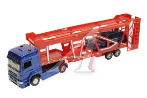 Модель автомобиля KAMAZ АВТОВОЗ металлическая длина 17см ТЕХНОПАРК KAMTRANSP-30-BUOG, 329853