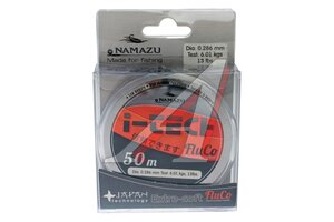 Леска Tech Fluco, L-50 м, d-0,286 мм, test-6,01 кг 889885, NIT50-0,286