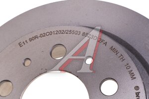Диск тормозной VOLVO XC90 (02-) задний (1шт.) BREMBO 08.9441.11