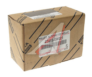 Шкив TOYOTA Camry (11-) генератора OE 27415-0W021