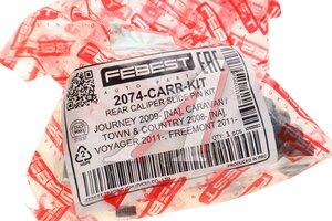 Ремкомплект суппорта DODGE Caravan (07-) заднего FEBEST 2074CARRKIT