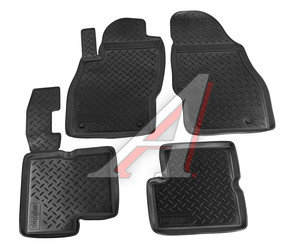 Коврик салона OPEL Corsa D (06-) полиуретан (4 предм.) NORPLAST NPL-Po-63-12