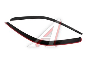 Дефлектор двери ГАЗель 1994-н.в.фургон к-т 2шт DR-Gazelle 1994-н.в
