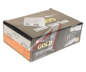 Колодки тормозные BMW E90, E60 (1.8/3.0) (03-) передние (4шт.) HSB HP9691, GDB1559, 34116763617