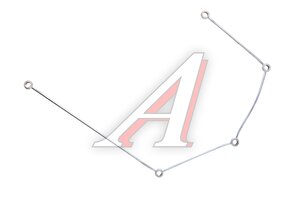 Трубка топливная КАМАЗ-ЕВРО-3 дренажная форсунок левая КМД 740.60-1104346