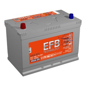 Аккумулятор ТИТАН EFB Asia 100А/ч 4607008887006, 6СТ100(1) D31R