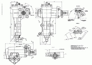 Механизм рулевой ГАЗ-3110,31105,3102 с гидроусилителем БАГУ № ШНКФ.453461.103-10, ШНКФ 453461.103-10