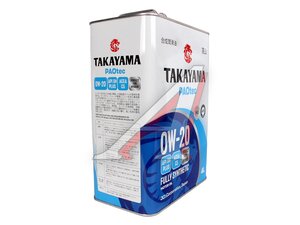 Масло моторное TAKAYAMA PAOTEC 0W20 C5 4л 6056036, TAKAYAMA 0W20