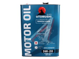 Масло моторное OTOMOSHI for TOYOTA/LEXUS SN+ 5W20 4л MF210266, OTOMOSHI 5W20