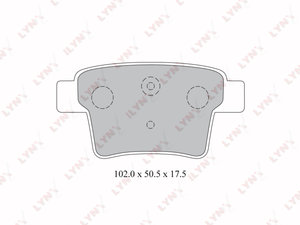 Колодки тормозные FORD Mondeo 3 (00-07) задние (4шт.) LYNX BD3008, GDB1665, 1356392