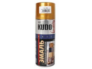 Краска зеркальный металлик аэрозоль 520мл KUDO KU1034
