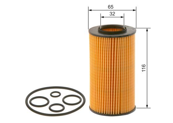 Фильтр масляный MERCEDES (W202,203,204,210,211,220,221) (замена для 1457429196) BOSCH 1457429263