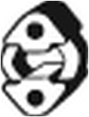 Крепление глушителя BMW 3 (E36) BOSAL 255-058, 18201247422