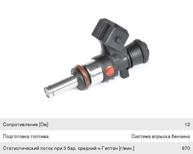 Форсунка RENAULT Laguna (01-07) топливная BOSCH 0280158040, 9648129380
