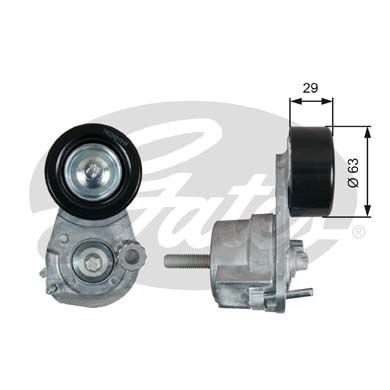 Ролик приводного ремня OPEL Astra G натяжителя GATES T39291, 1340268