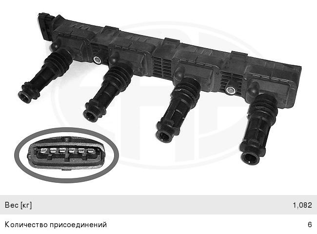 Катушка зажигания ERA 880101 OPEL CORSA D 880101