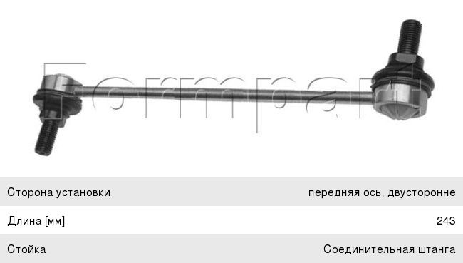Тяга стабилизатора FORMPART 2008004 л/пр 2008004