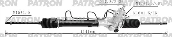 Рейка рулевая TOYOTA Rav 4 (00-05) PATRON PSG3043, 44200-42120