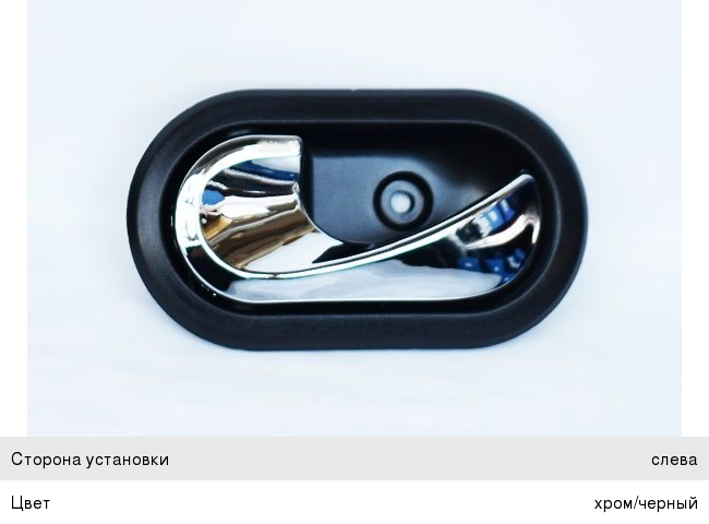 Ручка RENAULT Duster (10-) двери передней левой внутренняя ASAM 55834, 826730336R