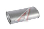 Глушитель овальный D=187x117мм L=350 (отверстия с разных сторон смещенное 1:1) d=43x45мм CBD
